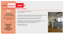 Tablet Screenshot of physio-med.it